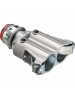 Arlington 383810AST - 3/8" SNAP²IT Duplex Connectors - Insulated Throat - Zinc die-cast - 25 Packs
